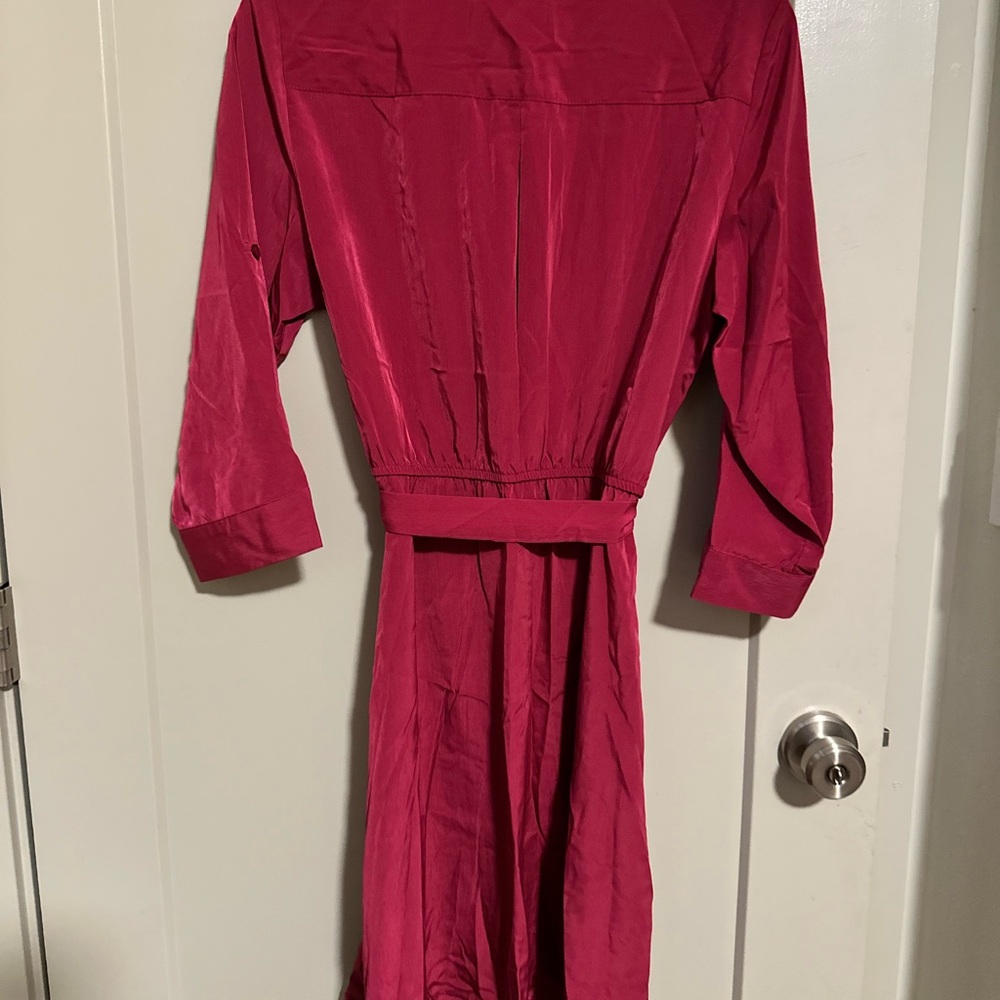 *Pink Button-Up Dress - Picture 7 of 7